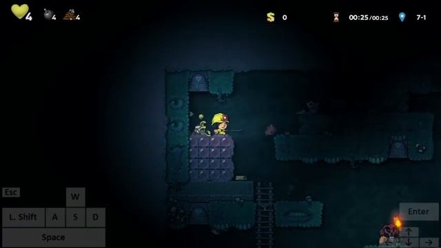 Spelunky 2 - Zero Items Sun Challenge Tutorial смотреть онлайн