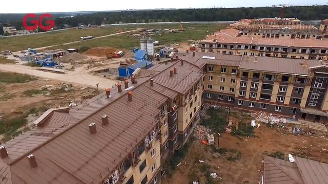 ЖК Театральный парк — съёмка с воздуха (июль 2016 г.) смотреть онлайн