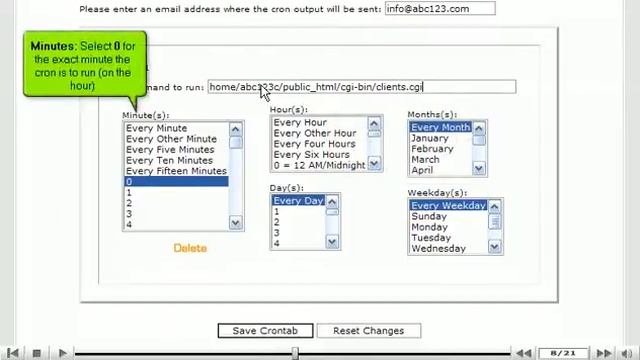 how to set up a cron job in cpanel смотреть онлайн