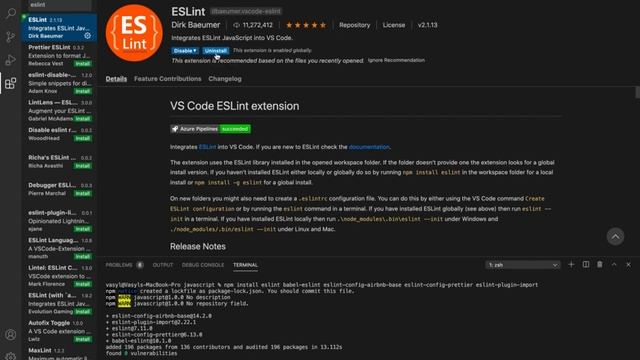 JavaScript. Урок 4. Настройка ESLint смотреть онлайн