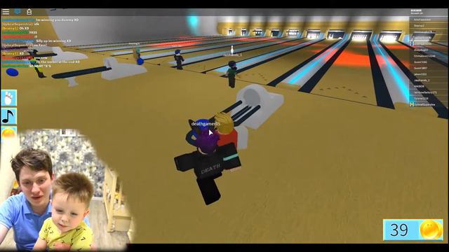 БОУЛИНГ в ROBLOX. Сбей все кегли и стань победителем. NIKIRO FUN смотреть онлайн