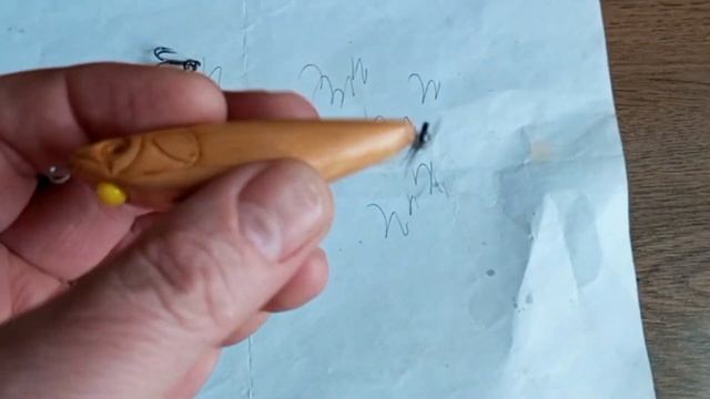 Четыре новых воблера из бальсы и ольхи . смотреть онлайн