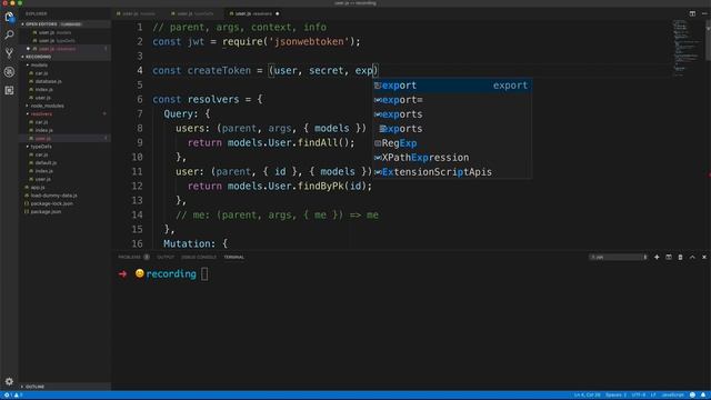 25Creating A JSON Web Token via GraphQL смотреть онлайн
