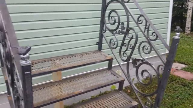 Холодная ковка. Красивое крыльцо своими руками. смотреть онлайн