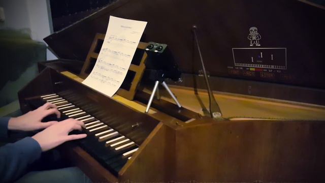 Undertale - Megalovania played on a Harpsichord | Improvisation смотреть онлайн