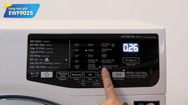 Máy giặt Electrolux 9kg: giặt hơi nước, giặt nước nóng diệt khuẩn (EWF9025BQWA) • Điện máy XANH смотреть онлайн