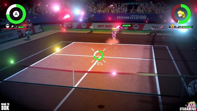 Mario Tennis Aces - Tournament Mode: All Cups (Shy Guy Gameplay) смотреть онлайн