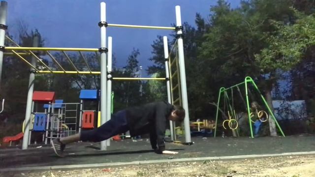 Сет # 5. Выходы на две,отжимания,подтягивания. смотреть онлайн