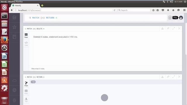 Neo4j Tutorial 4 : Delete nodes and database смотреть онлайн