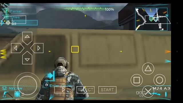 TOM CLANCY'S GHOST RECON PREDATOR PSP WALKTHROUGH LOYALIST BASE LEVEL PART 2 смотреть онлайн