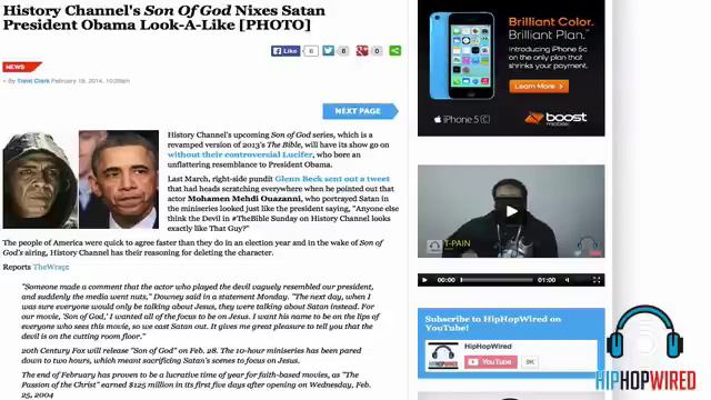History Channel's Son Of God Nixes Satan Pres. Obama Copycat смотреть онлайн