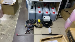 Установка высокого давления 250 бар  - мойка тракторов, комбайнов, спецтехники