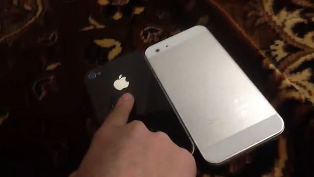 Сравниваем не настоящий Iphone с настоящим Iponhe! смотреть онлайн