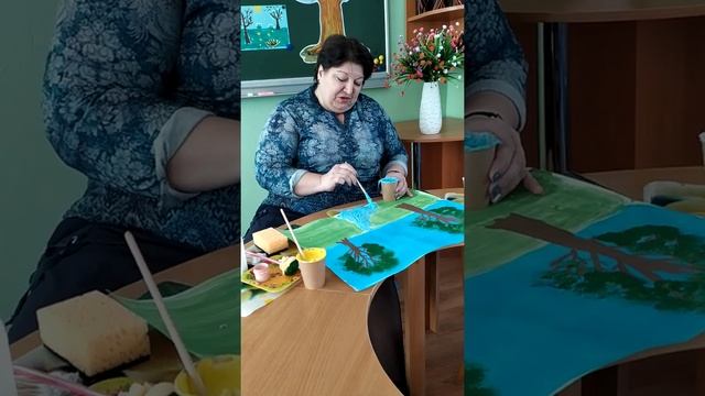 Малювання піною для гоління "Весняний день" Одеський ДНЗ № 299 Шевченко Т.А. смотреть онлайн