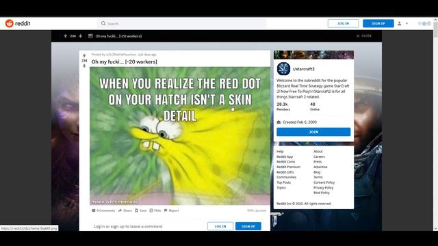 A discussion on why /r/starcraft is treating memes incorrectly (recommend playing on 1.5x speed) смотреть онлайн