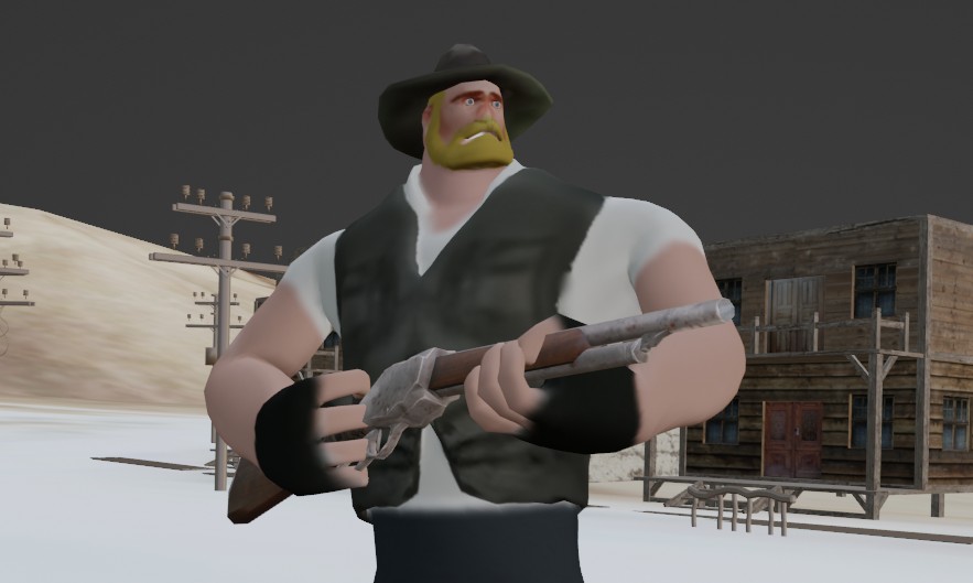 UPBGE Настройка стрельбы и взятие предметов без клавиш