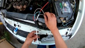 ДЕУ НЕКСИЯ. ПОДКЛЮЧЕНИЕ ВЕНТИЛЯТОРА ОХЛАЖДЕНИЯ, БЕЗ ЗАЖИГАНИЯ