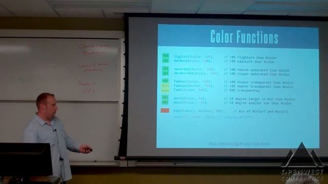 OpenWest 2013 - 5/3 - Jake Smith - Build more with LESS CSS (93) смотреть онлайн
