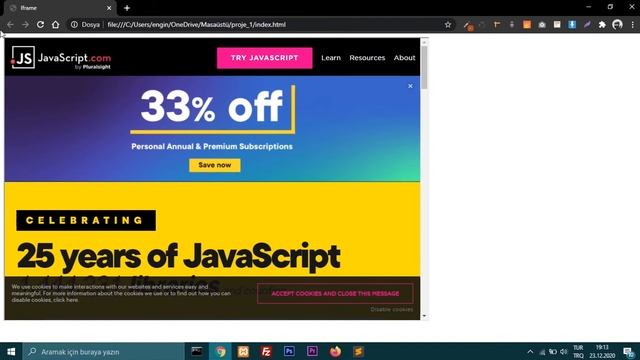 HTML Dersleri 21 - Iframe смотреть онлайн