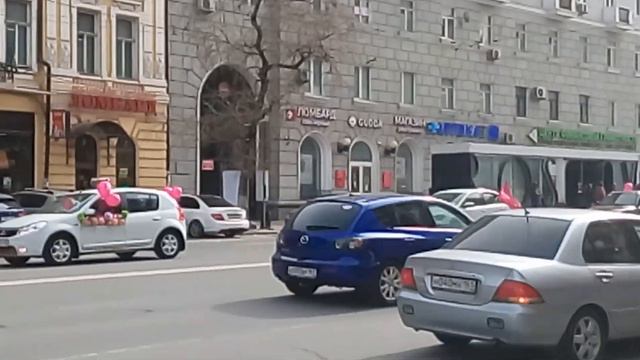 Женский автопробег, 8 марта, Ростов смотреть онлайн
