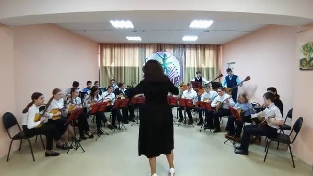 Оркестр РНИ, ДШИ Крапивинского мо, Х.Мунзониус "Пасодобль" смотреть онлайн