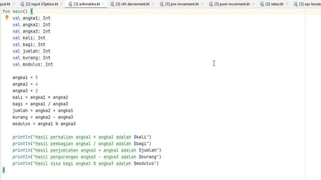 Input Data dan Penggunaan Operator pada Kotlin смотреть онлайн