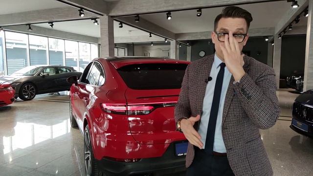 PORSCHE CAYENNE COUPE 3.0 V6 340 KM CARMINE RED MY22 MAZUREK PREMIUM CARS