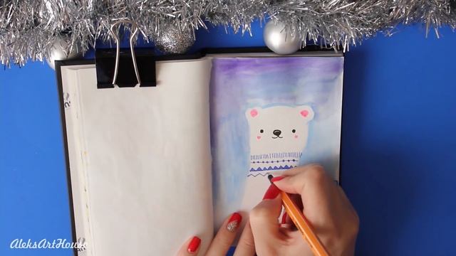 Как нарисовать | Белый медведь смотреть онлайн