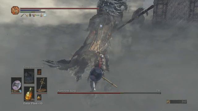 Dark Souls 3 - Boss fight - Nameless King смотреть онлайн