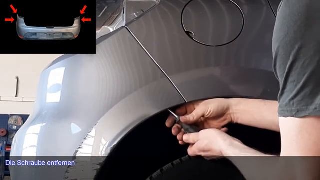 Renault Clio 4 hintere Stoßstange abbauen [back bumper removal] - Tutorial смотреть онлайн