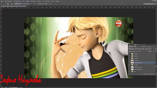 Создание Chat Noir girl Transformation Трансформация Леди Нуар смотреть онлайн