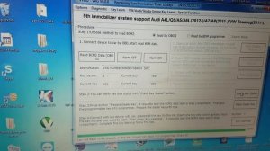 Vvdi2  touareg add new key from vw dealer .over obd port