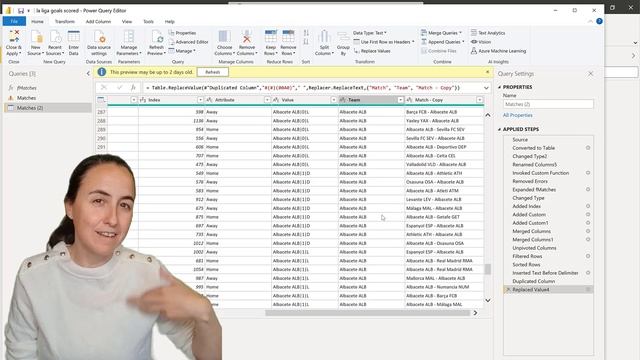 Replace text with another column value in Power Query смотреть онлайн