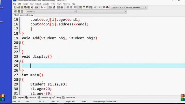 Structure with Function in C++ return type value in Urdu/Hindi смотреть онлайн