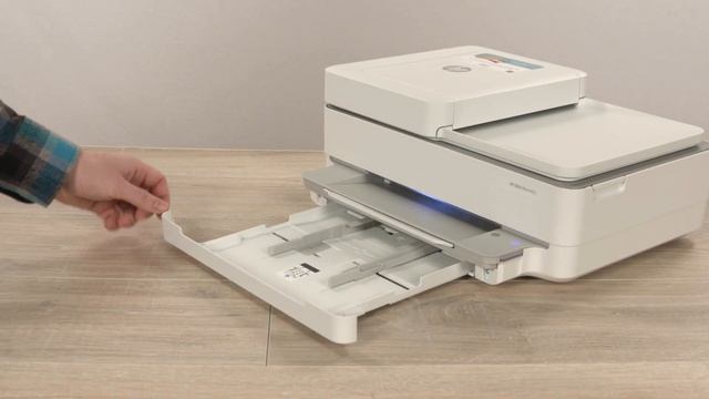 Load Paper | HP ENVY 6000, Pro 6400, DeskJet Plus Ink Advantage 6000/6400 Printers | HP Support смотреть онлайн