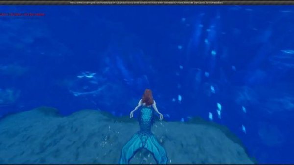 Mermaid puzzle game development in progress. Steam, iOS