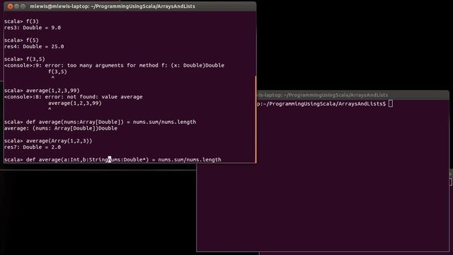 Variable Length Argument Lists (in Scala) смотреть онлайн