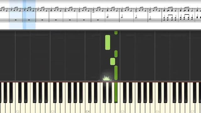Как сыграть мелодию "Щедрик" на пианино. Легко! смотреть онлайн