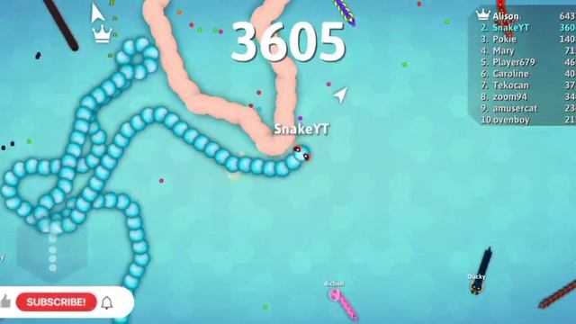 Epic Snakeio Gameplay! Most Delicious Snake In Snake.Io