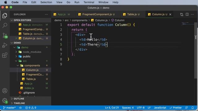 React JS Tutorial For Beginners : Part 47 Fragments Usage смотреть онлайн