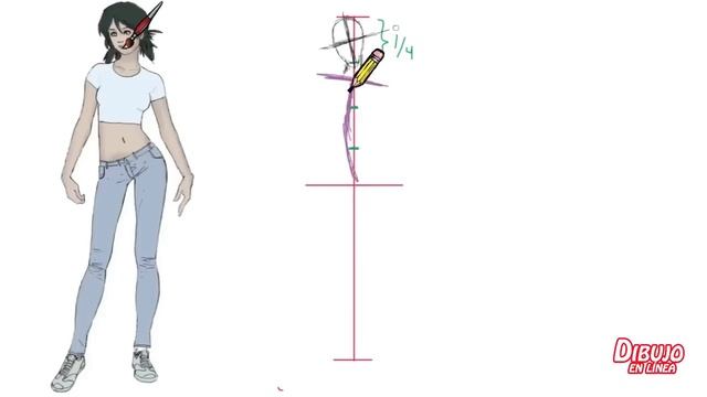 como dibujar la figura femenina con una postura смотреть онлайн