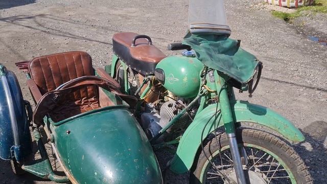 Иж Юпитер 1 1962 года с коляской бп58 с документами нового образца. смотреть онлайн