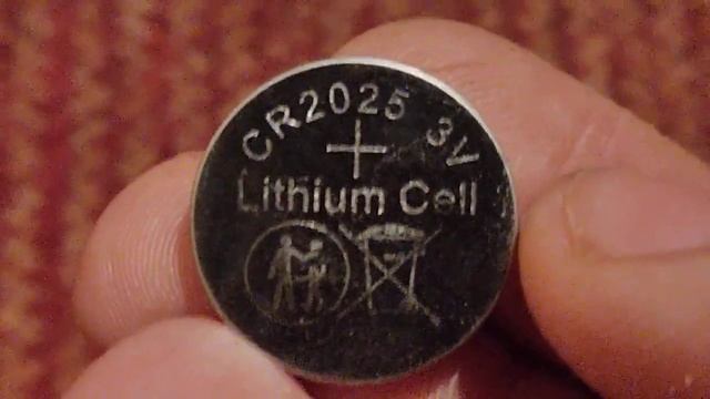 Обзор батарейки Lithium Cell CR2025-3V. смотреть онлайн