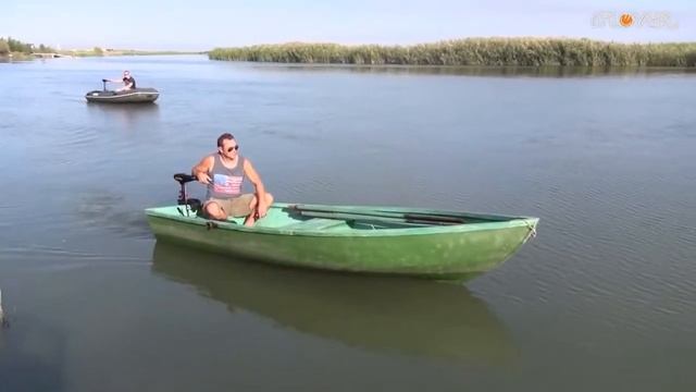 Электрический лодочный мотор Flover 55 TG смотреть онлайн