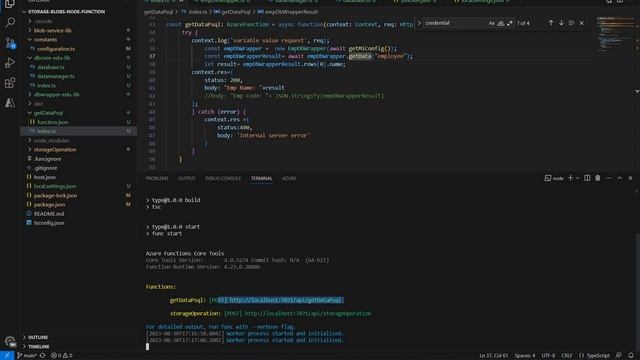 Azure function(Node) to PostgreSQL vai managed Identity| How to connect node to psql with mi смотреть онлайн