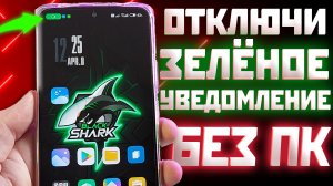 Отключаем ЗЕЛЁНЫЕ УВЕДОМЛЕНИЯ из android 12 БЕЗ ПК
