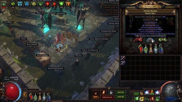 POE 3.22: Double Damage Cold Flicker Strike Slayer Build смотреть онлайн