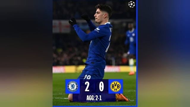 Кай Ґаверц гол з пенальті в ворота Боруссії. Челсі проходить в 1/4 фіналу ЛЧ смотреть онлайн