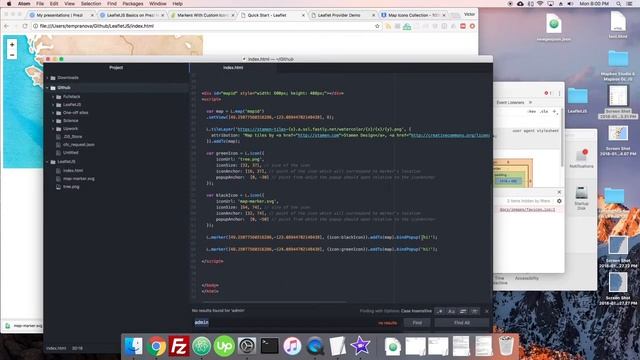 2.3 - Custom Popups | Mapping in LeafletJS смотреть онлайн