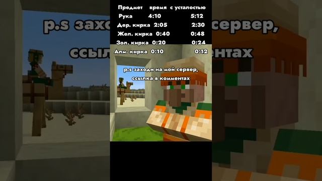 За сколько можно сломать обсидиан рукой / киркой ? смотреть онлайн